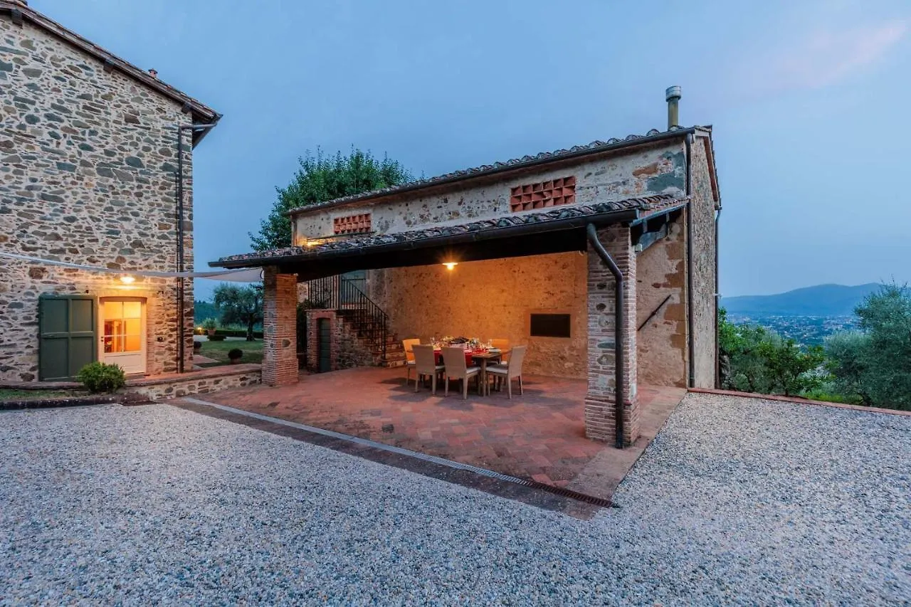 Villa Rapondi, A Stone Farmhouse With Incredible View Lucca Italy